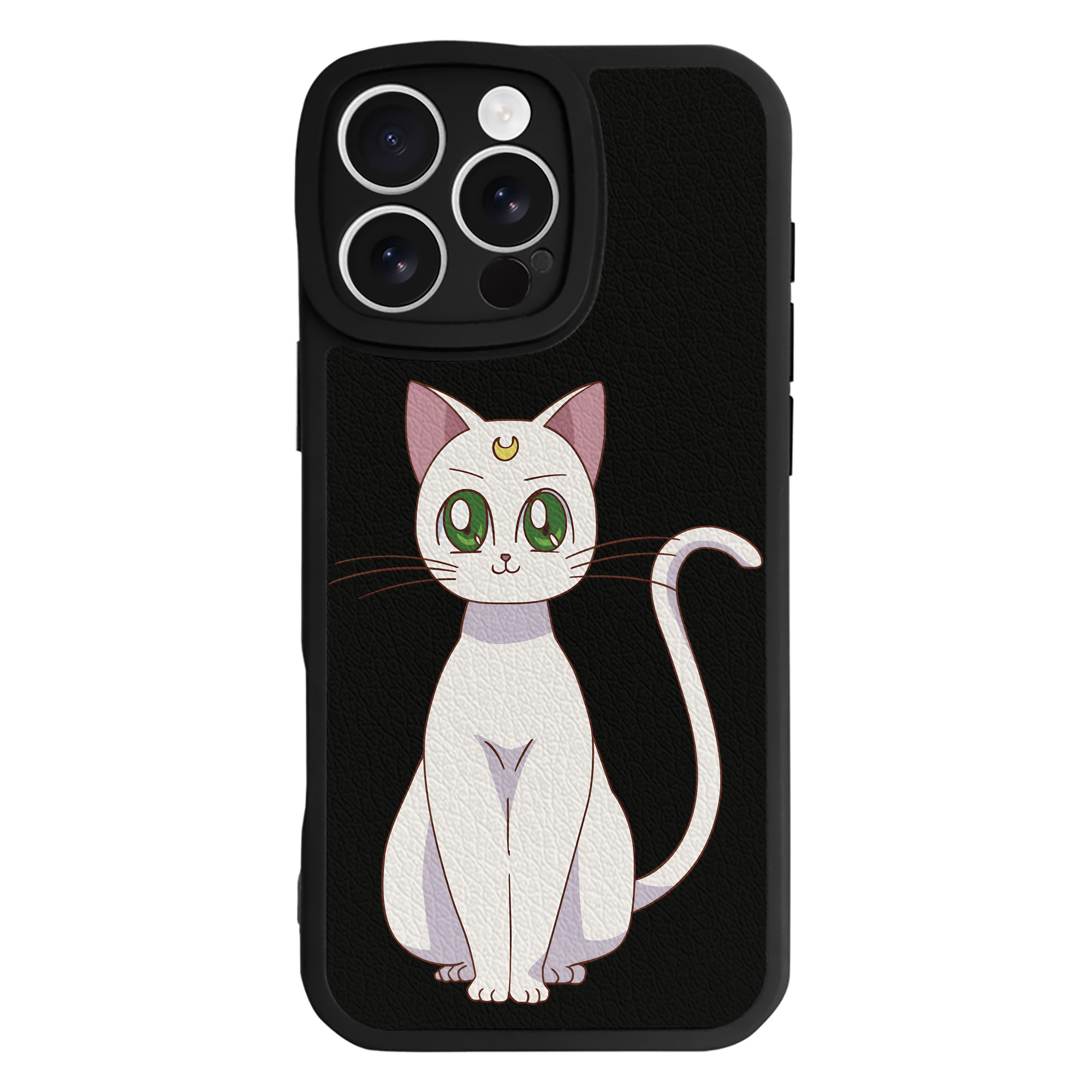 （画像用） 美少女戦士セーラームーン Sailor Moon 【iPhone 16シリーズ対応】シリコンスマホケース（レザー調） 材質：シリコン